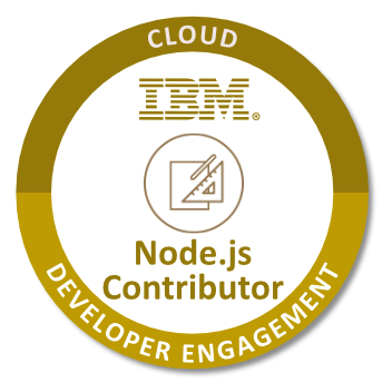 Node.js Contributor IBM Badge